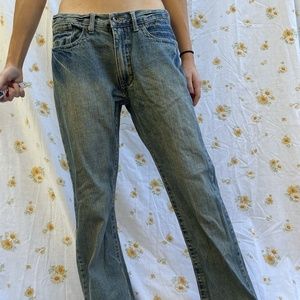 y2k skater grunge medium wash denim jeans